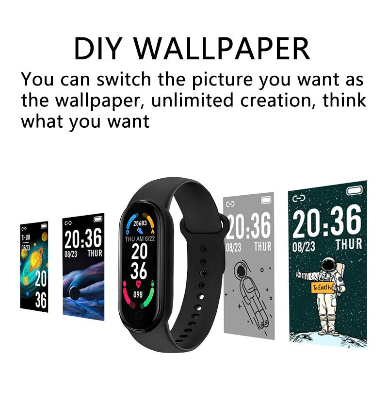 Smart Fitness Watch with Heart Rate & Blood Pressure Monitoring – Waterproof Fitness Tracker for Men and Women 4