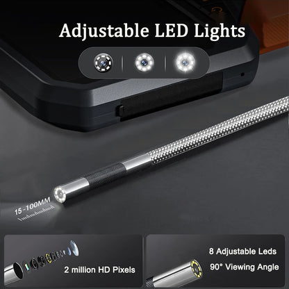 TESLONG TD450S 5.5MM Articulating Borescope - 1080P 4.5 Inch IPS Screen with 360° Steering Endoscope Camera 4