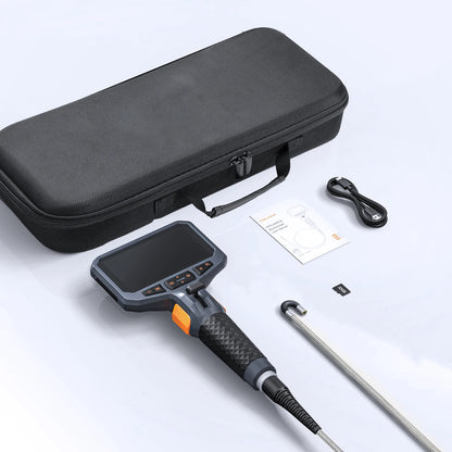 TESLONG TD450S 5.5MM Articulating Borescope - 1080P 4.5 Inch IPS Screen with 360° Steering Endoscope Camera 5