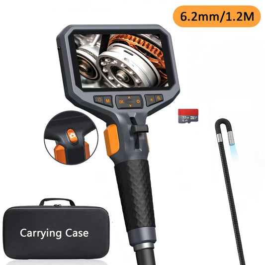 TESLONG TD450S 5.5MM Articulating Borescope - 1080P 4.5 Inch IPS Screen with 360° Steering Endoscope Camera 7