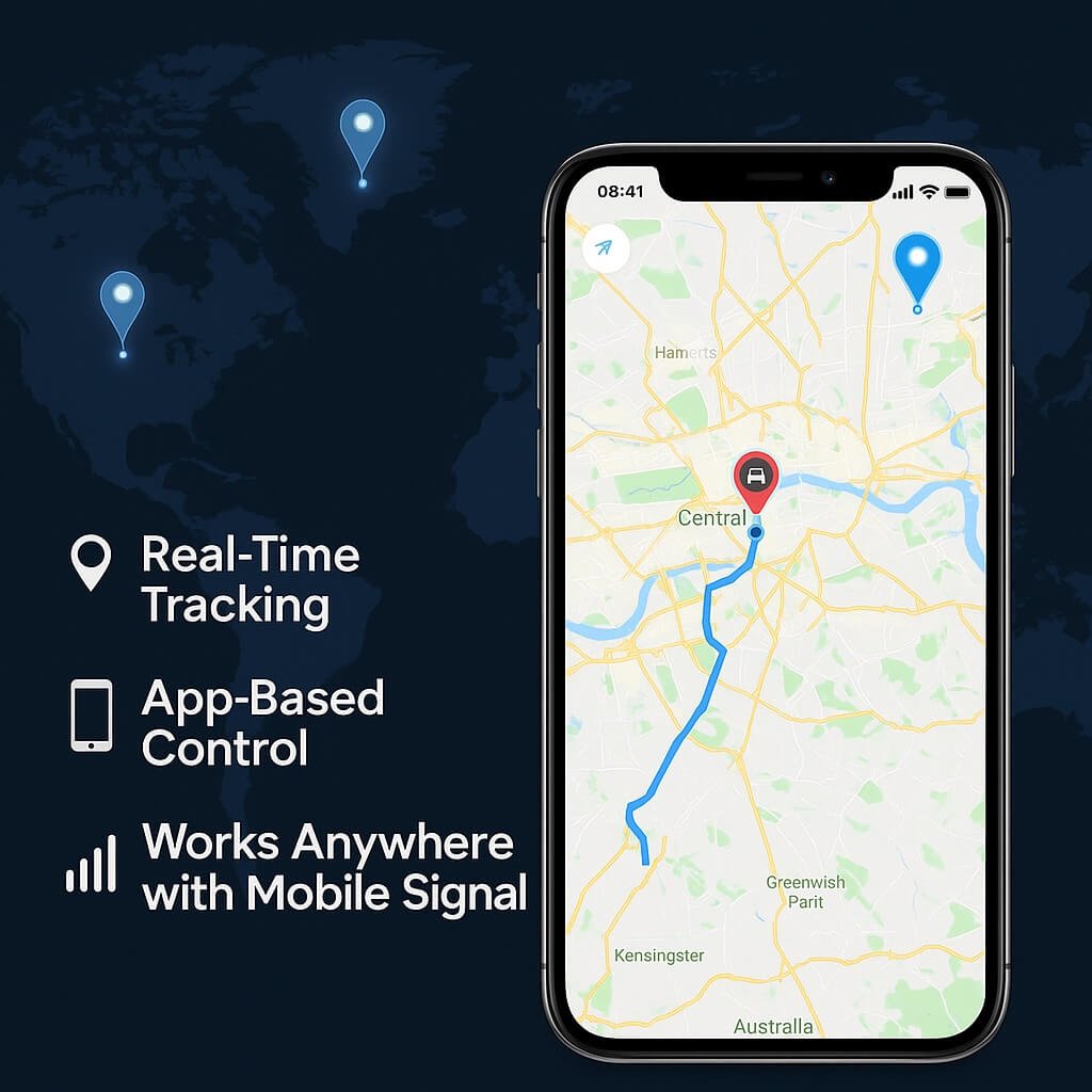 Ultra-Compact Magnetic GPS Tracker - Real-Time Vehicle Tracking Device 3