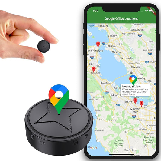 Ultracompact Magnetic GPS Tracker - Real-Time Vehicle Tracking Device for Cars, Pets, and Valuables 0