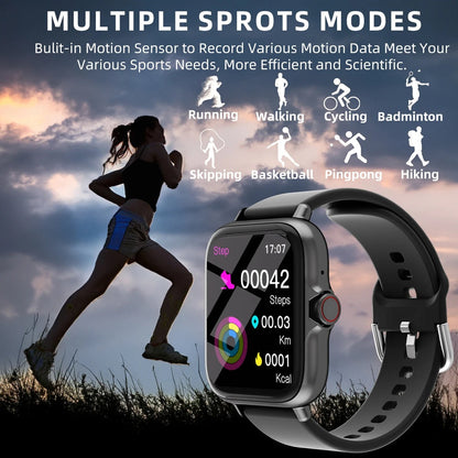 Waterproof Smart Watch with 1.83 Touchscreen, Fitness Tracker, Heart Rate Monitor, IP67 Rating, Compatible with iOS and Android 2