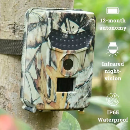 Wildlife Camera with Infrared Night Vision, Full HD, 120° Wide-Angle, IP65 Weatherproof – Best Trail Camera for Garden Monitoring 2