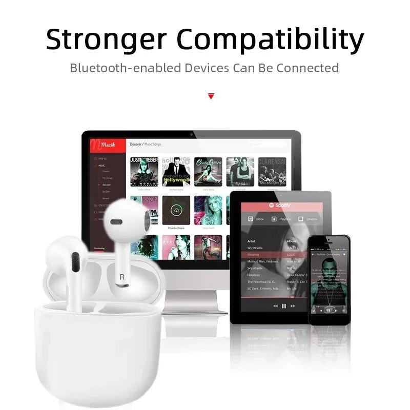 Wireless Bluetooth Earbuds with 9D Stereo Sound – Ergonomic In-Ear Headphones for Immersive Audio Experience 1