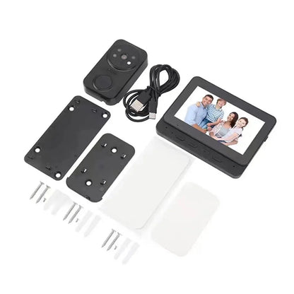 Wireless Video Doorbell Camera with 4.3-Inch Screen, Night Vision, Motion Detection – Smart Home Security Solution 4