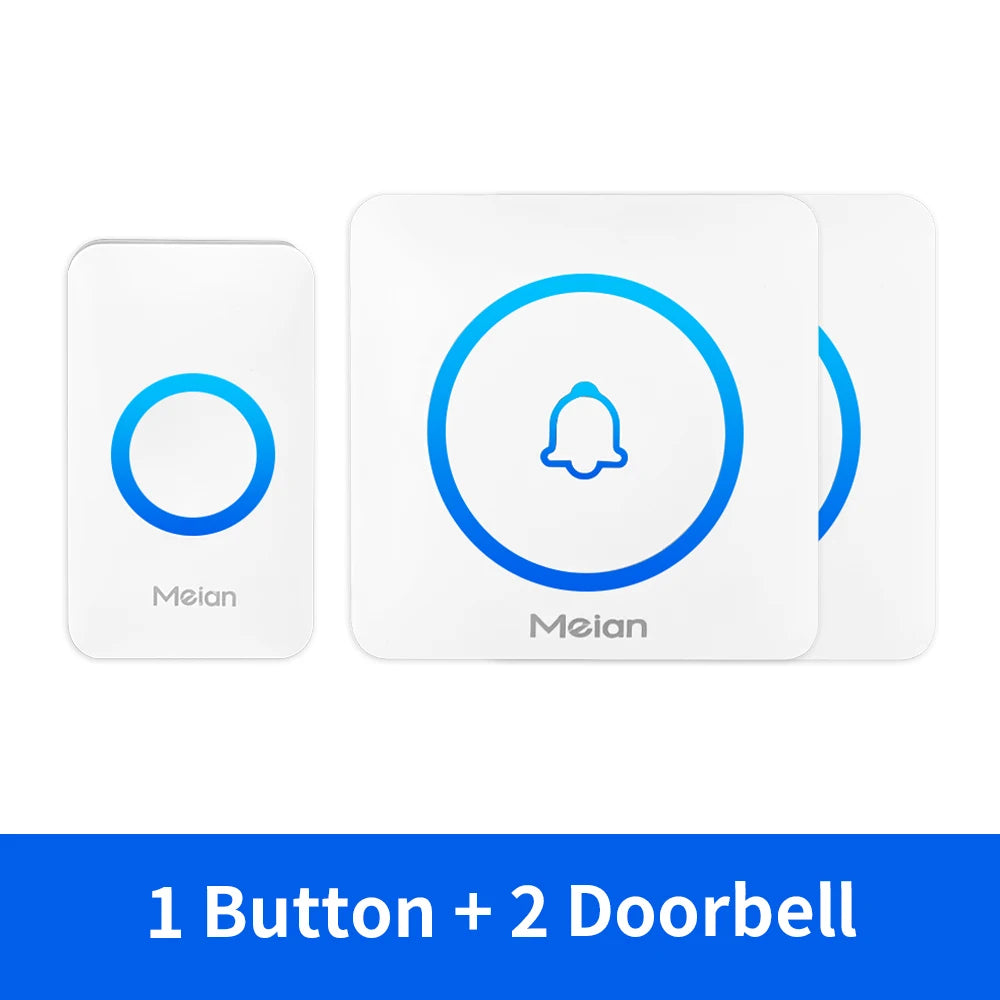 Wireless Waterproof Doorbell with 60 Chimes, Adjustable Volume, Long Range Up to 1000 ft for Smart Home Security 6