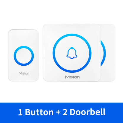 Wireless Waterproof Doorbell with 60 Chimes, Adjustable Volume, Long Range Up to 1000 ft for Smart Home Security 6