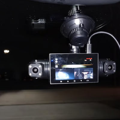 4K HD Dash Cam Front and Rear with Night Vision